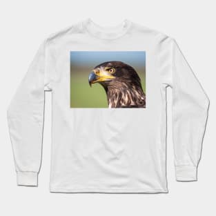 Close-up of an immature American bald eagle Long Sleeve T-Shirt